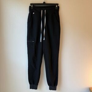 FIGS high waisted black joggers size XS